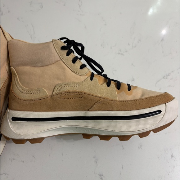 Sorel Women's Tan and Black High-Top Sneakers - Picture 2 of 7